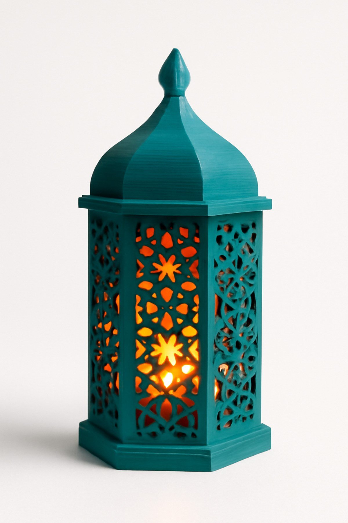 Dekoratif Aydınlatma Mumluk Doğu Fener Mumluk Plastiktir. Tea Light Mum Dahildir.