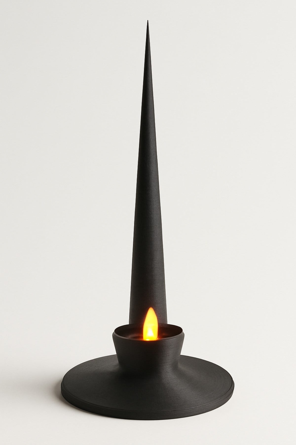 Dekoratif Aydınlatma Mumluk İnce Kule Mumluk Plastiktir. Tea Light Mum Dahildir.