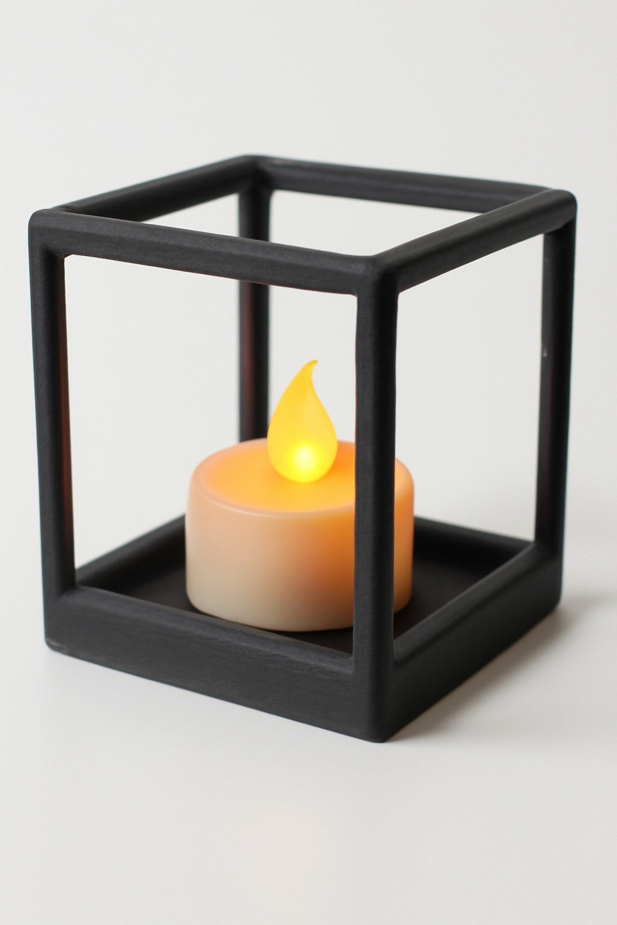 Dekoratif Aydınlatma Mumluk Kutu Sonsuz Mumluk Plastiktir. Tea Light Mum Dahildir.