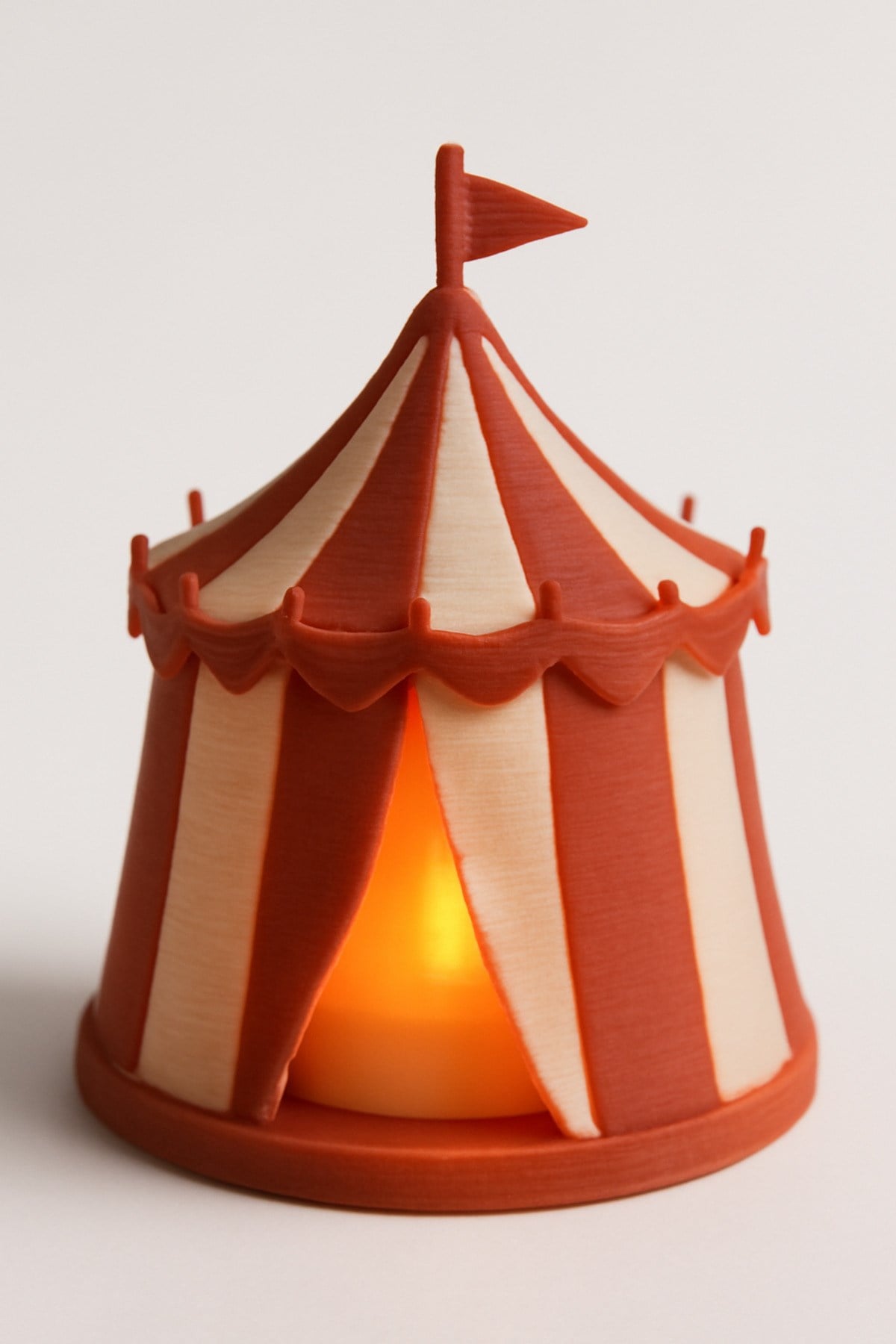 Dekoratif Aydınlatma Mumluk Mini Sirk Mumluk Plastiktir. Tea Light Mum Dahildir.