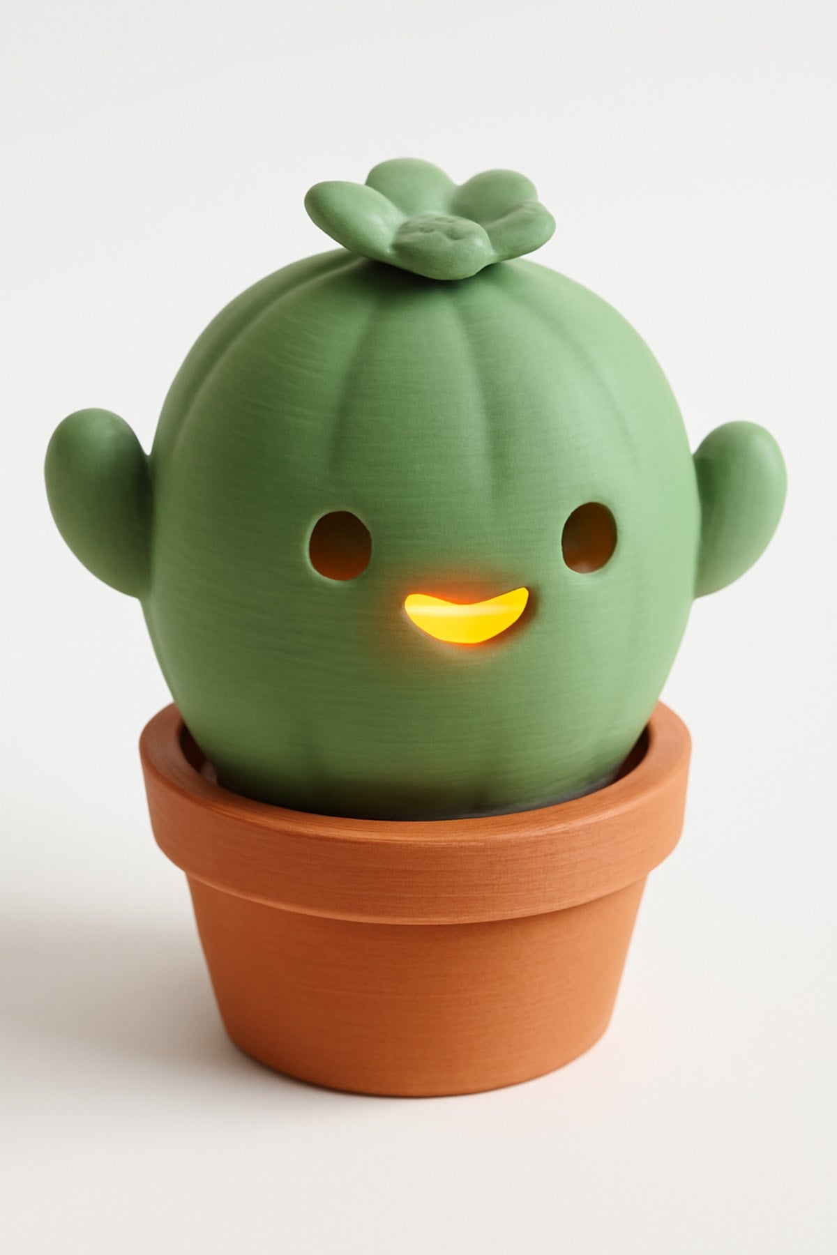 Dekoratif Aydınlatma Mumluk Şirin Kaktüs Mumluk Plastiktir. Tea Light Mum Dahildir.
