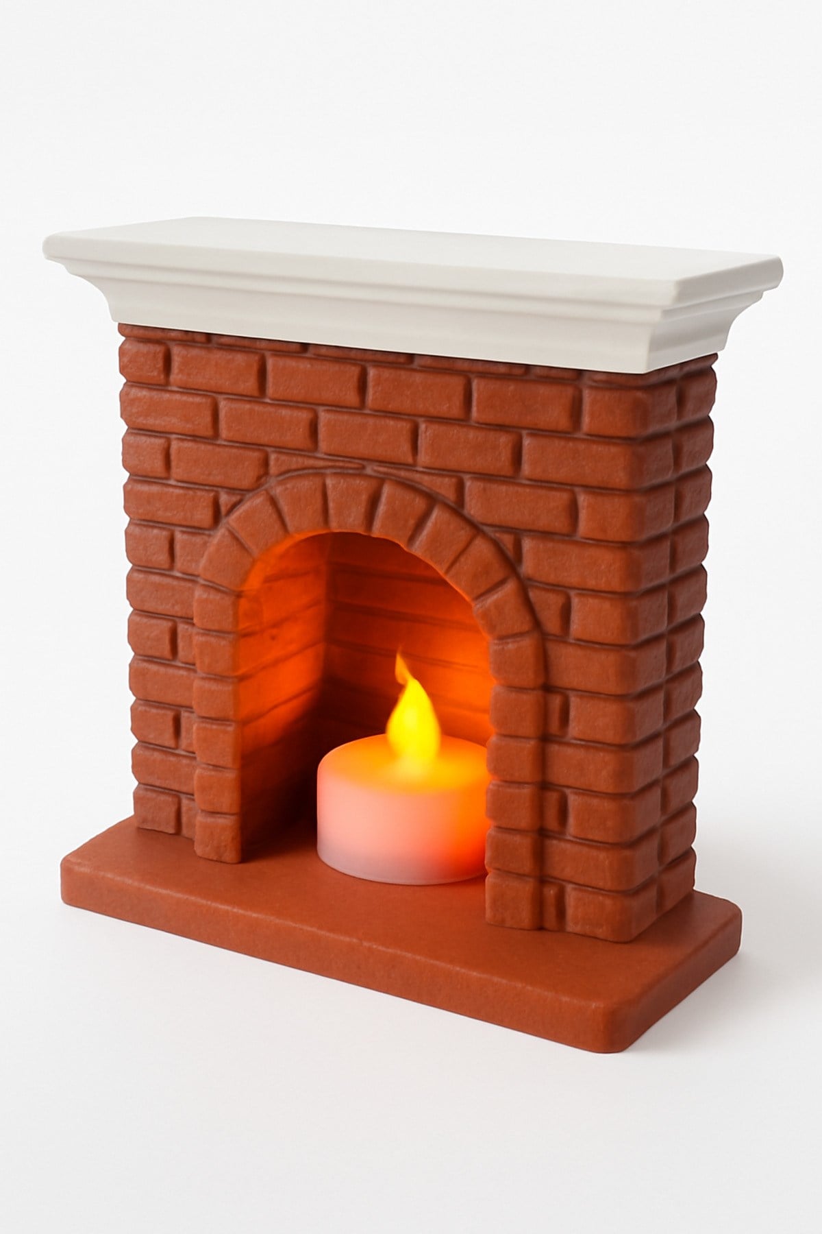 Dekoratif Aydınlatma Mumluk Şömine Mumluk Plastiktir. Tea Light Mum Dahildir.
