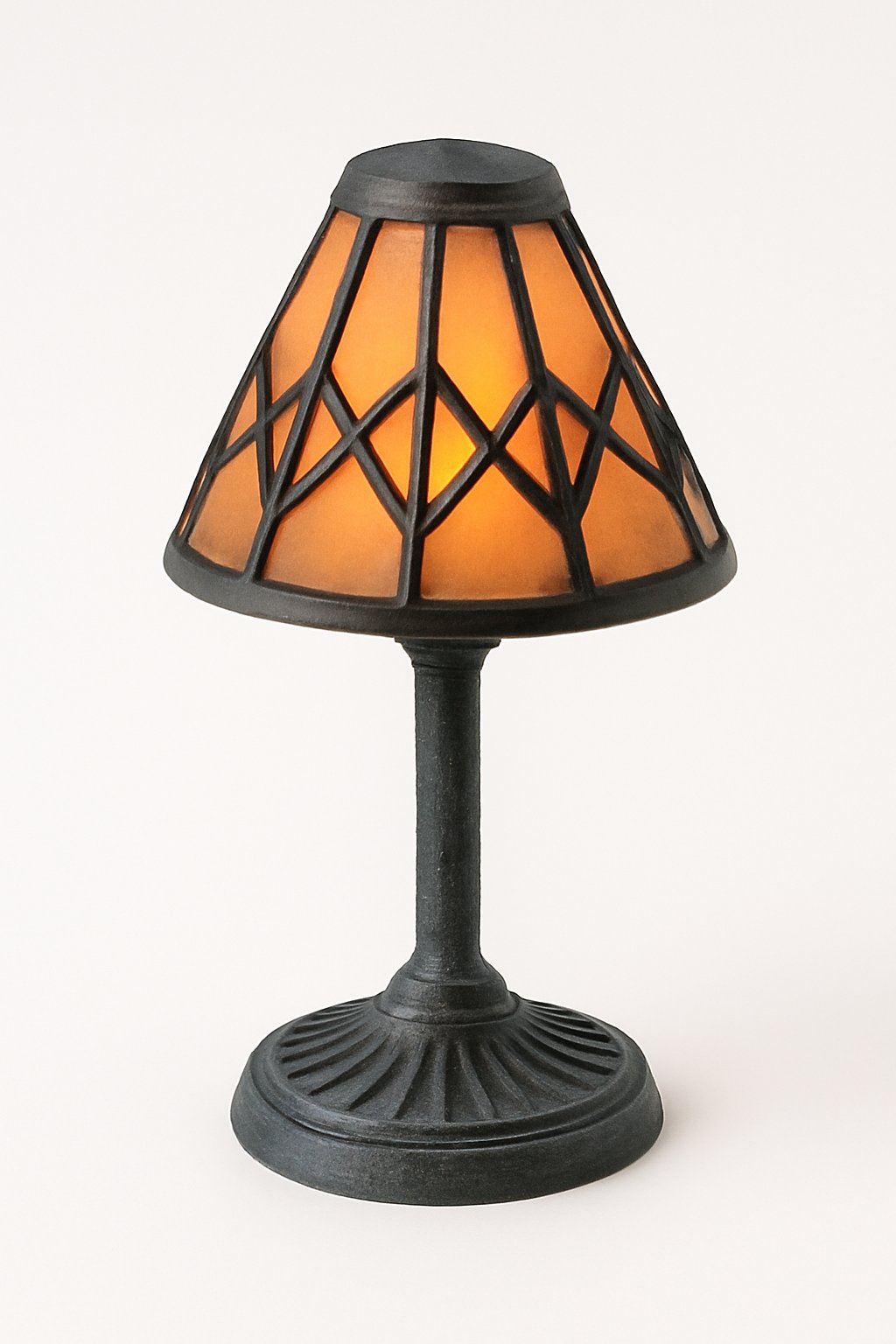 Dekoratif Aydınlatma Mumluk Tiffany Lamba Mumluk Plastiktir. Tea Light Mum Dahildir.