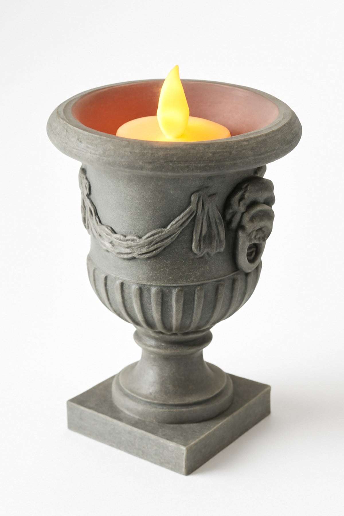 Dekoratif Aydınlatma Mumluk Versailles Bahçe Mumluk Plastiktir. Tea Light Mum Dahildir.