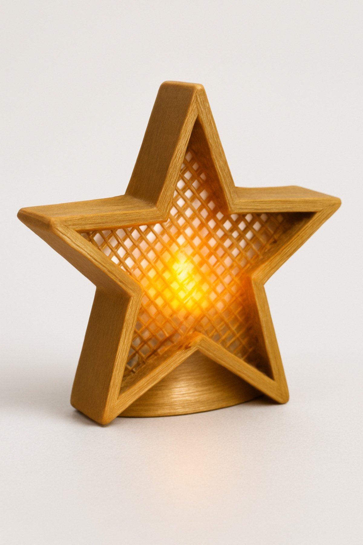 Dekoratif Aydınlatma Mumluk Yıldız Fener Mumluk Plastiktir. Tea Light Mum Dahildir.