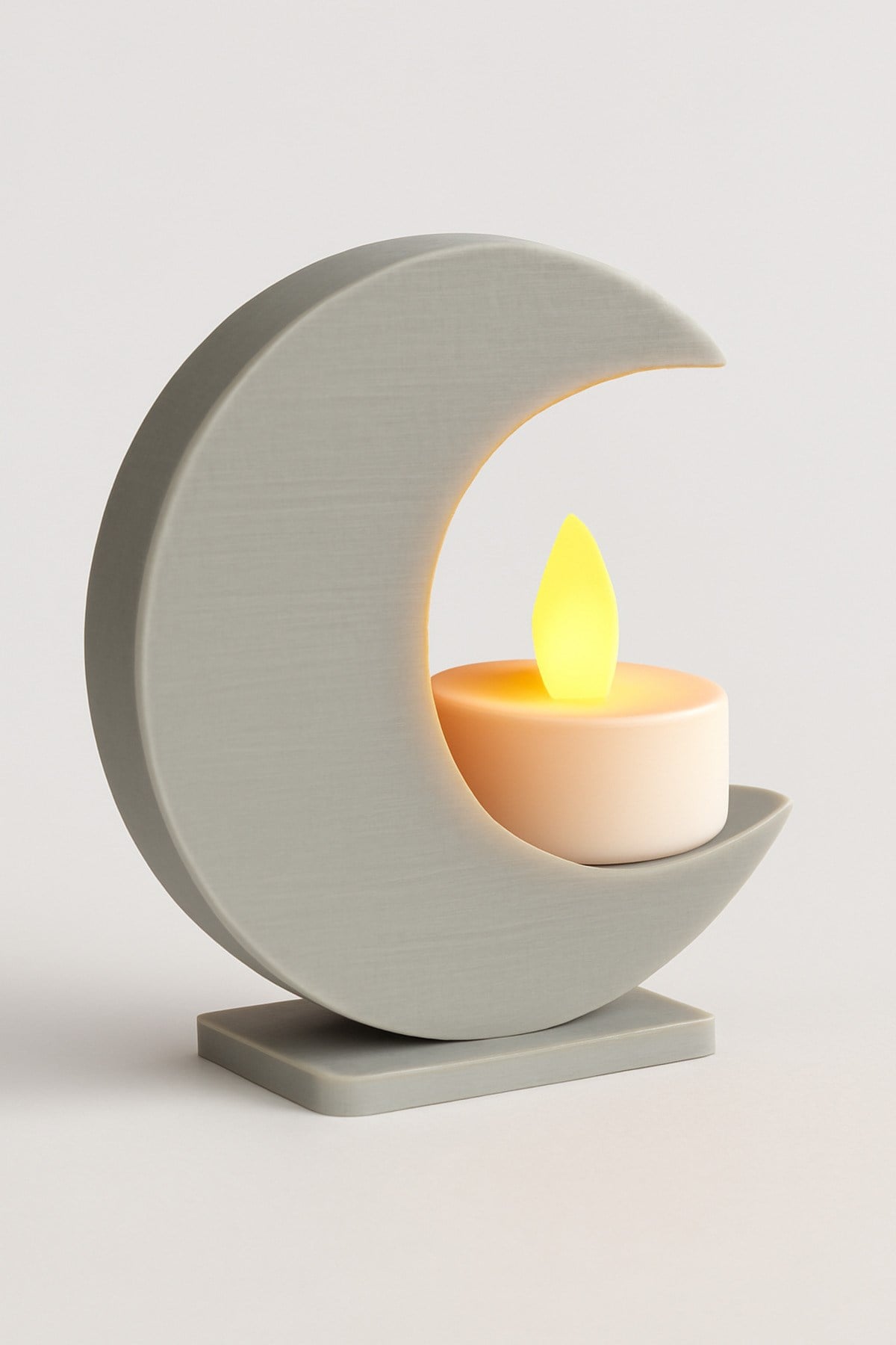 Dekoratif Aydınlatma Mumluk Yuvarlak Dilim Mumluk Plastiktir. Tea Light Mum Dahildir.