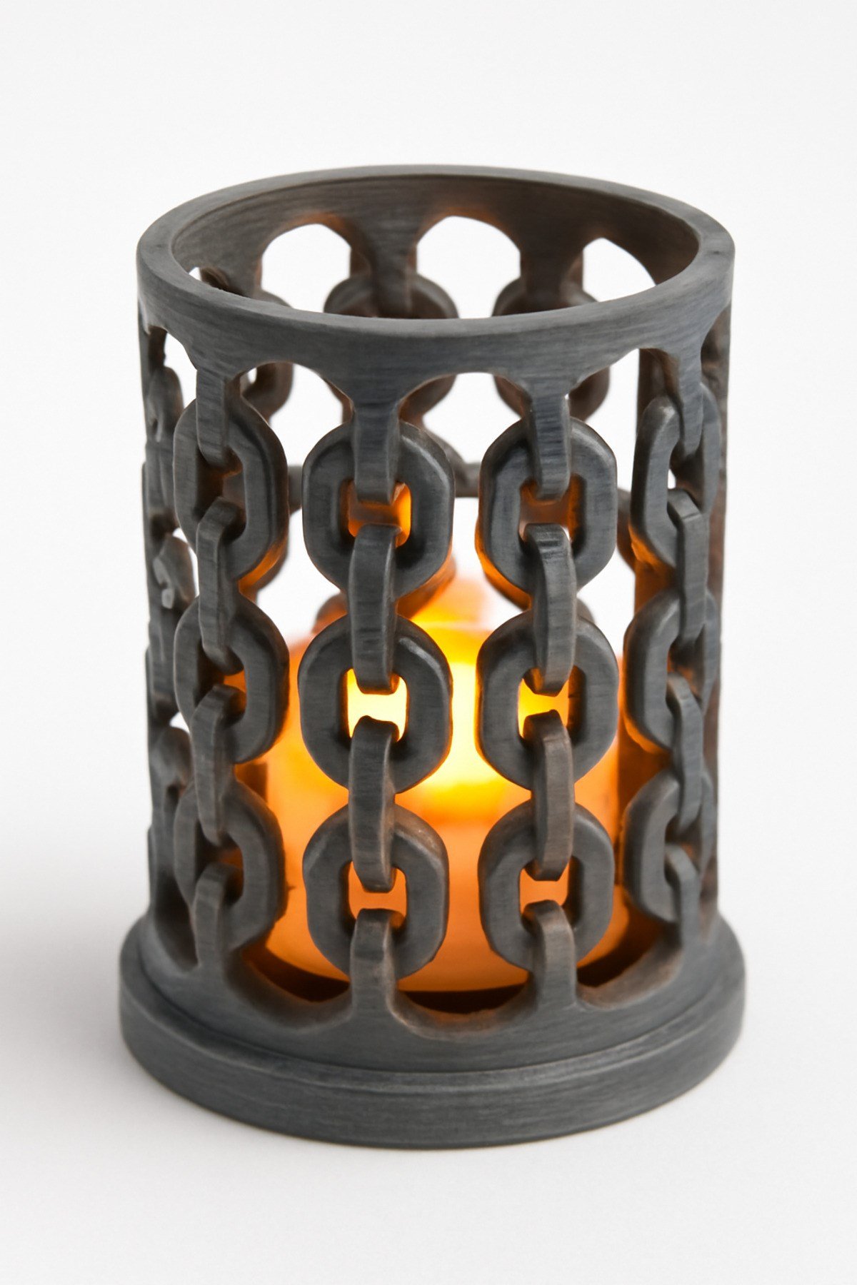 Dekoratif Aydınlatma Mumluk Zincir Mumluk Plastiktir. Tea Light Mum Dahildir.