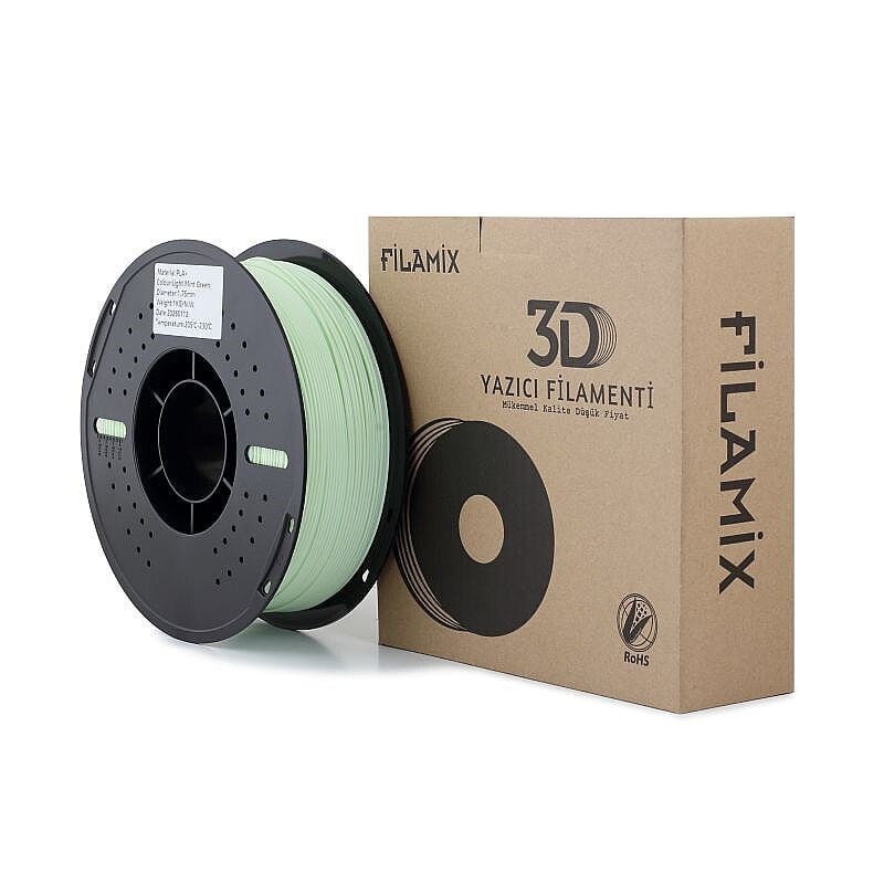 Filamix PLA+ Filament Mint Yeşil (Light Mint Green)