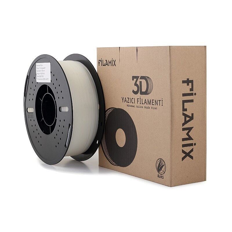 Filamix PLA+ Filament Şeffaf (Transparent)