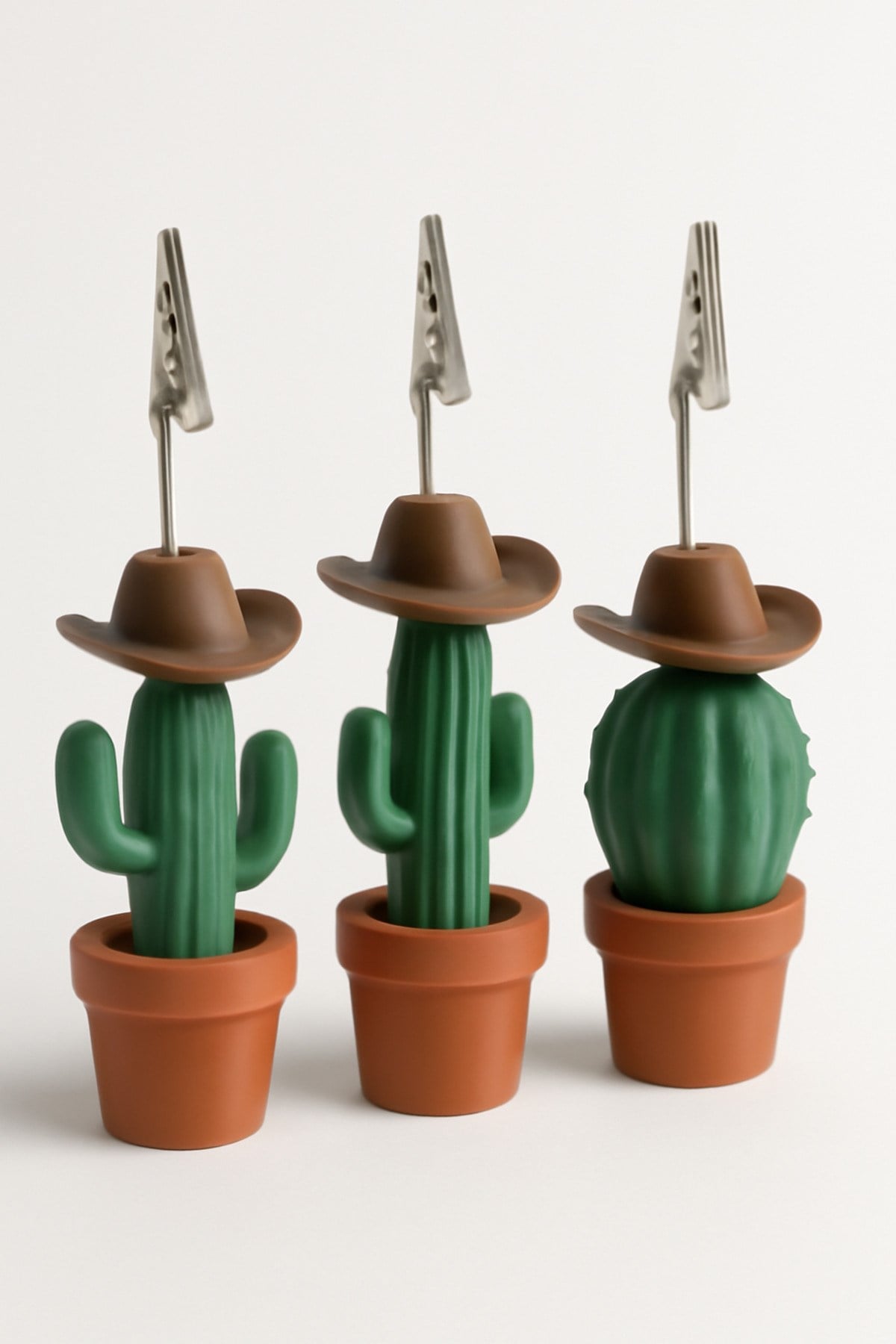 Kaktus Cowboy Not Tutucu 3Lu