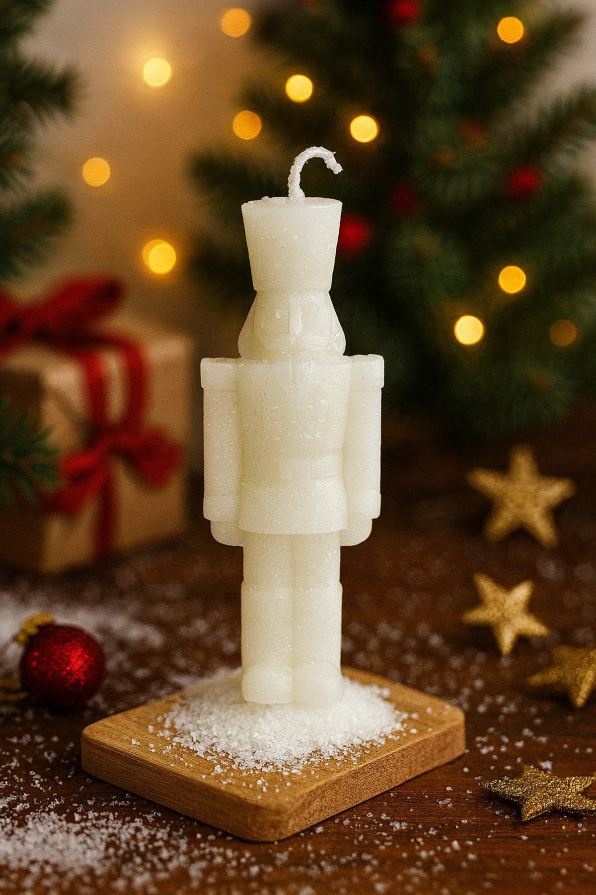 Kurşu Adam 8 cm Dekoratif Mum - Yılbaşı mum