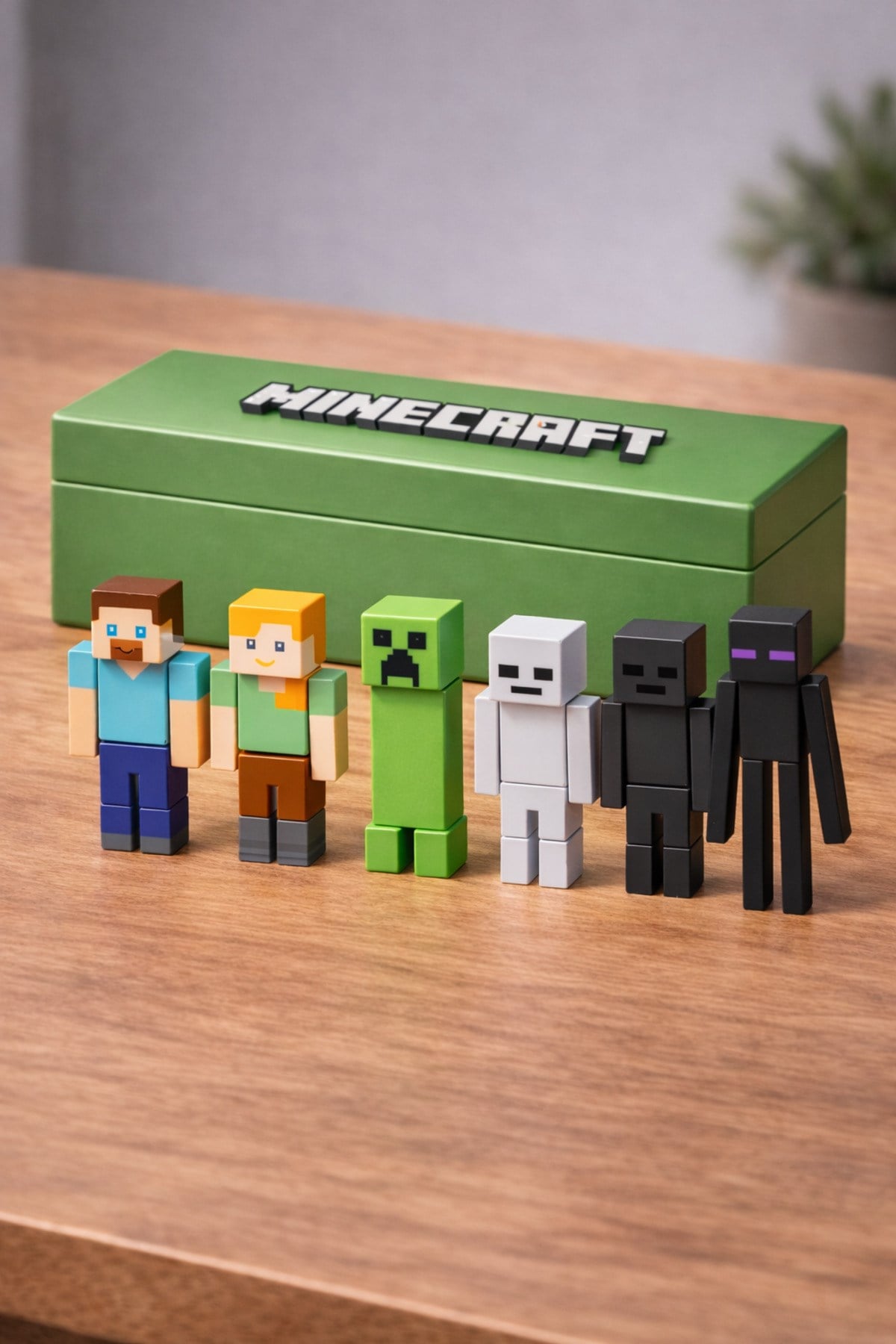 Minecraft Kutulu Karakter Oyuncak Figür 6’lı Set