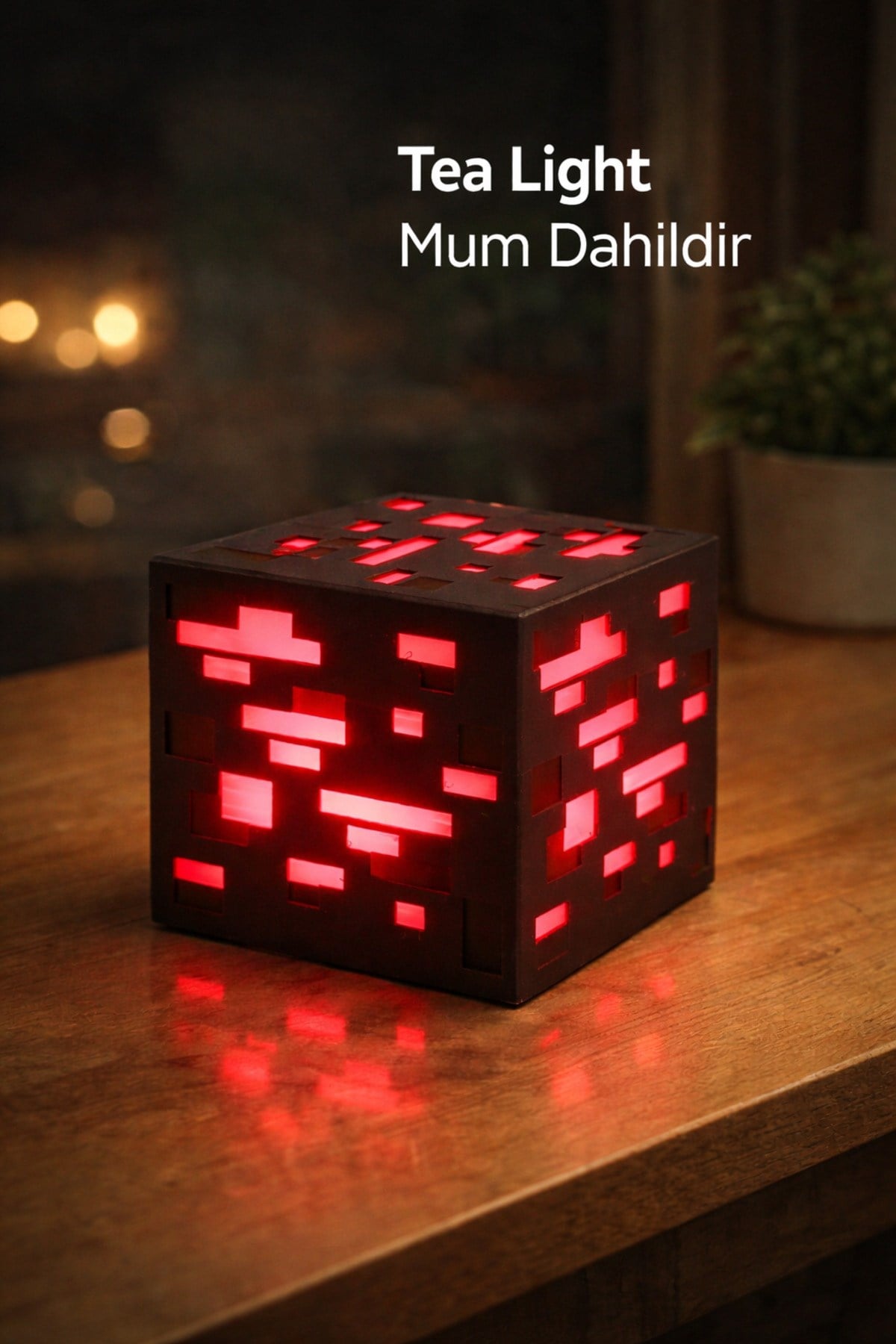 Minecraft Maden Blok - Ore - Işıklı Pembe