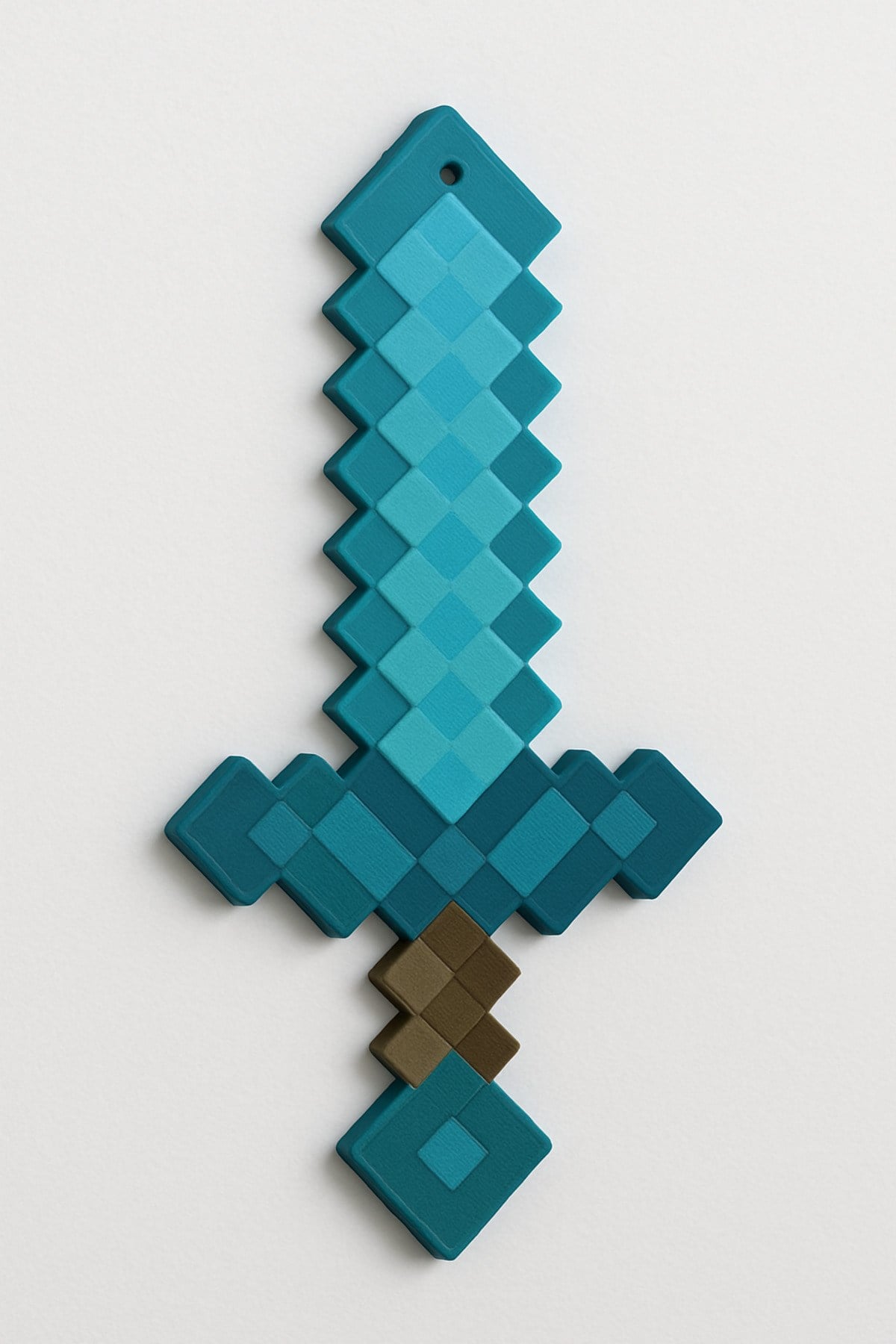 Minecraft Piksel Kılıç Duvar Dekoru 3D Baskı Plastik