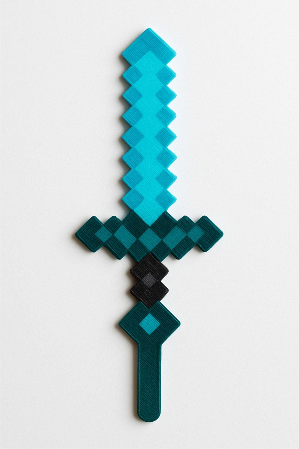 Minecraft Piksel Kılıç Kitap Ayıracı 3D Baskı Plastik