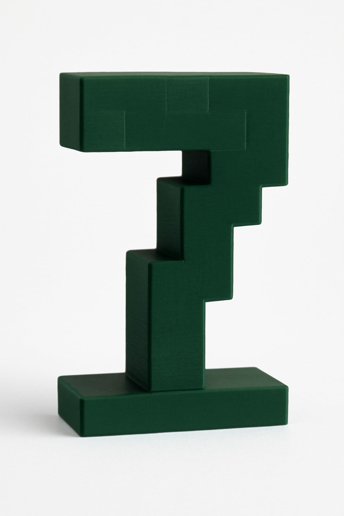 Minecraft Sayı Plaketi Doğum Günü Yaşı Pasta Süsü 3D Baskı (İstenilen Rakam Yazılabilir)