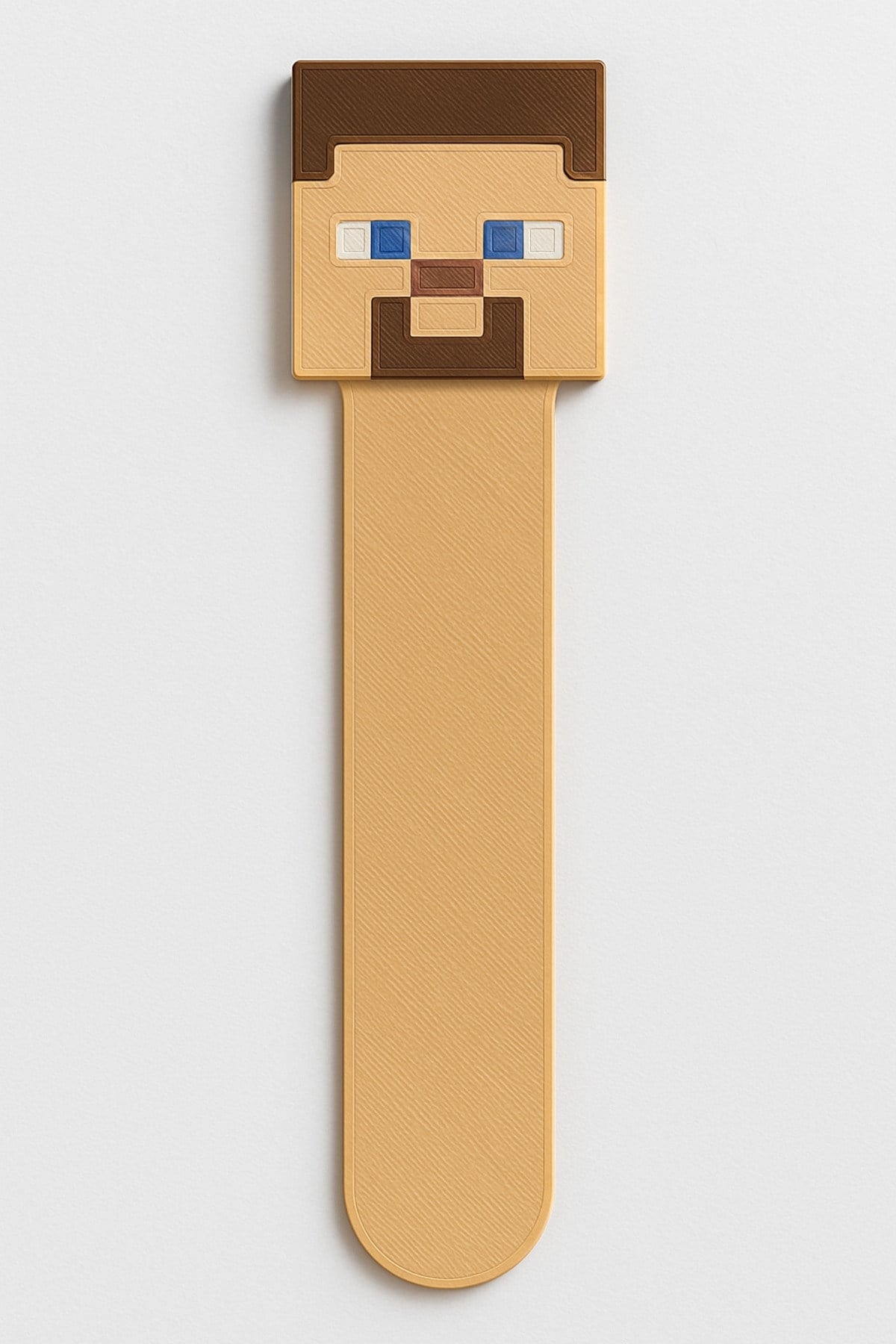 Minecraft Steve Yüzü Kitap Ayıracı 3D Baskı Plastik