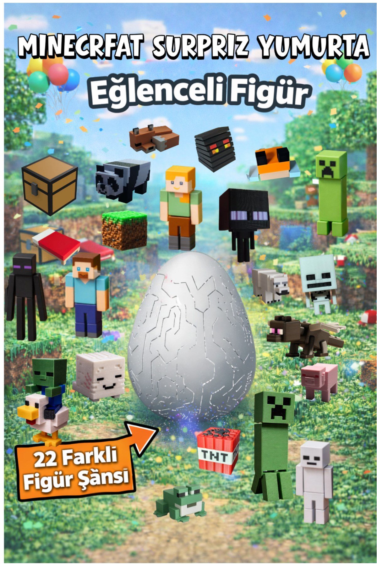 Minecraft Sürpriz Yumurta Mini Figür - 1 Adet