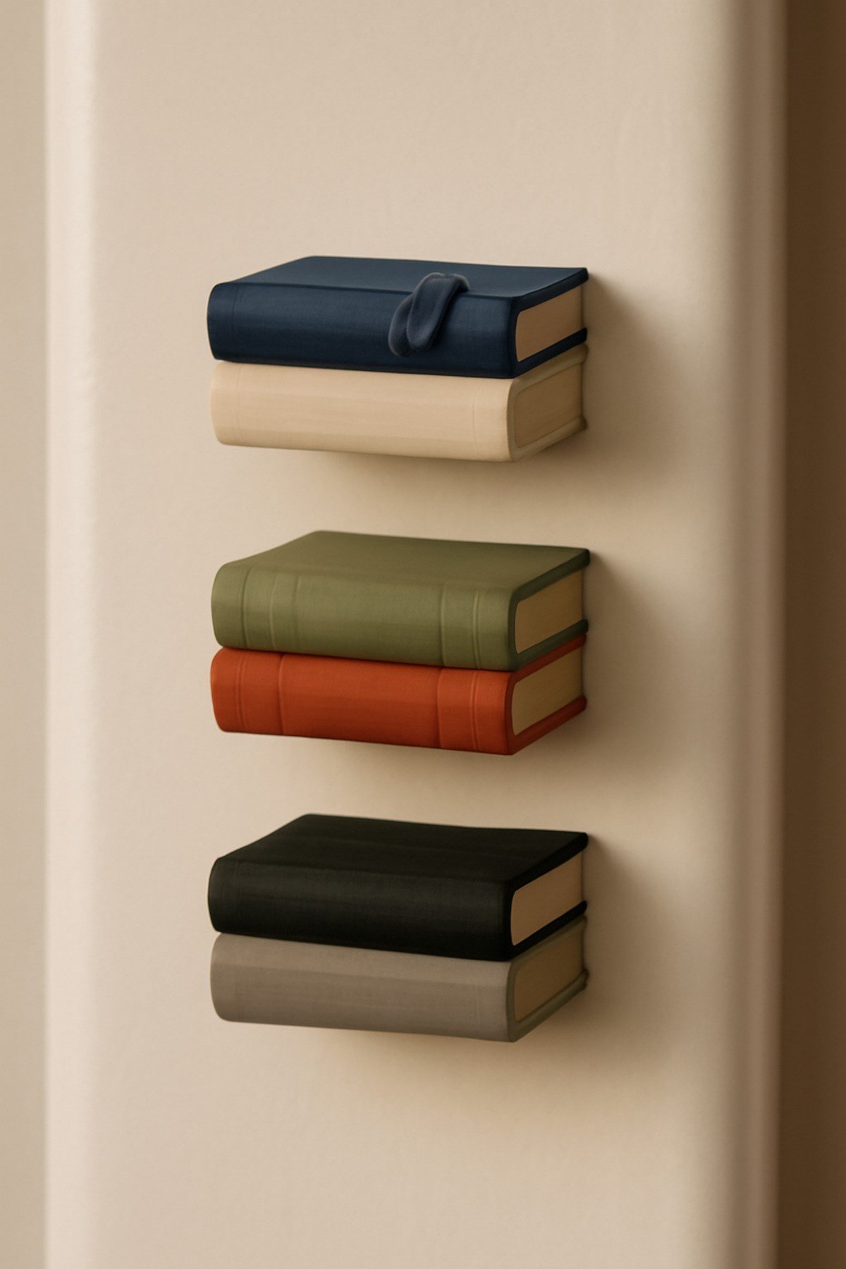 Mini Kitap Yığını Buzdolabı Magneti