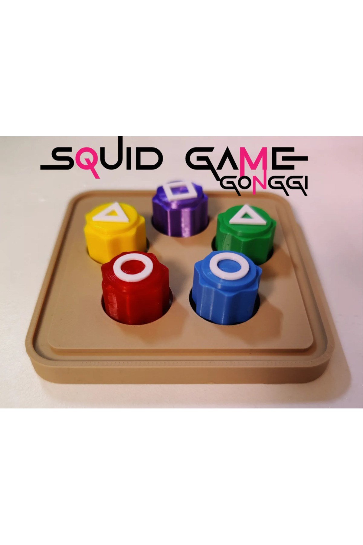 Squid Game 5 Taş (demir Bilyeli )