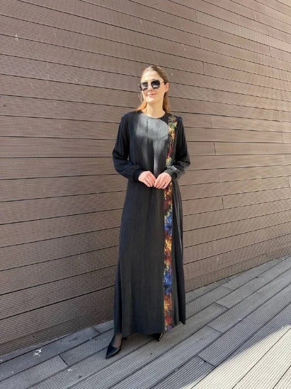 Almarwah Black 303807 Siyah Elbise