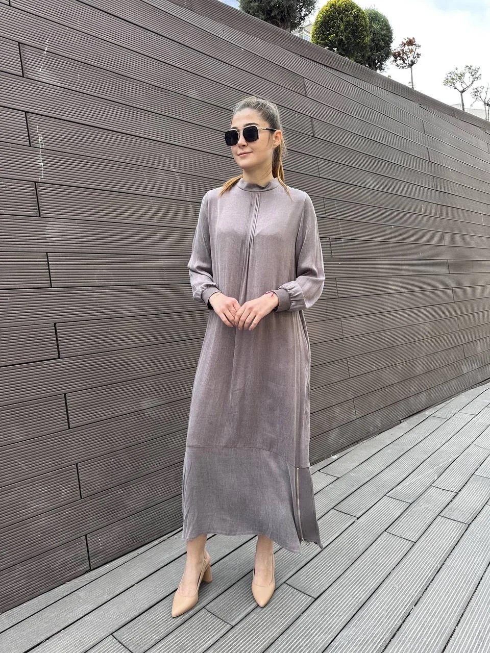 Almarwah Black 303809 Lila Elbise
