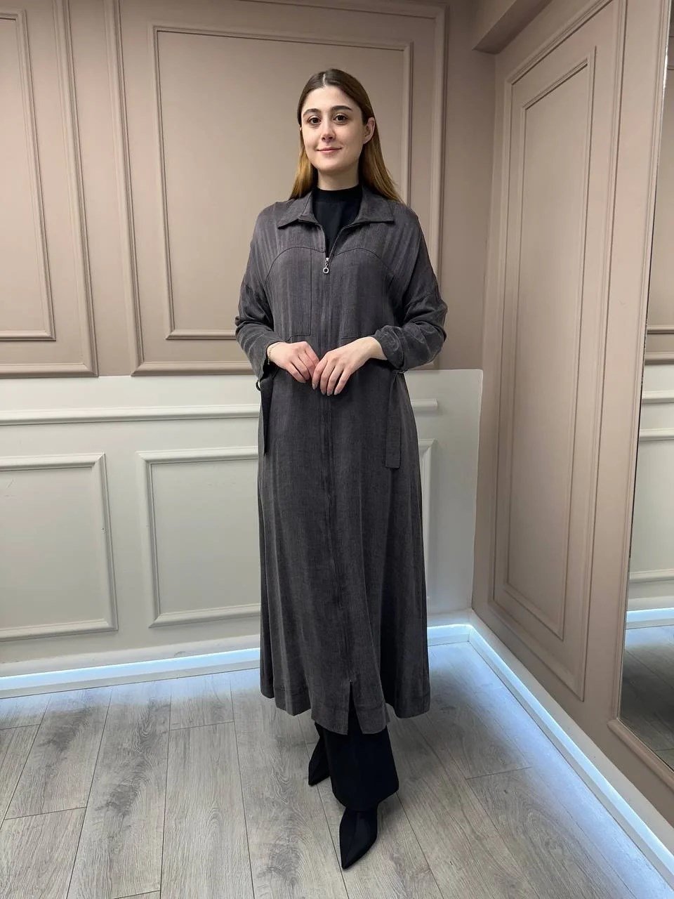 Almarwah Black 404889 Siyah Düz Kap