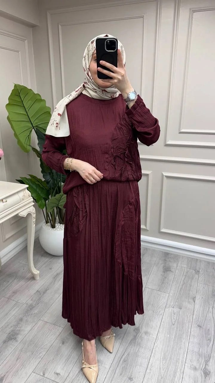 Ceremony 26Y911 Bordo Etekli Takım