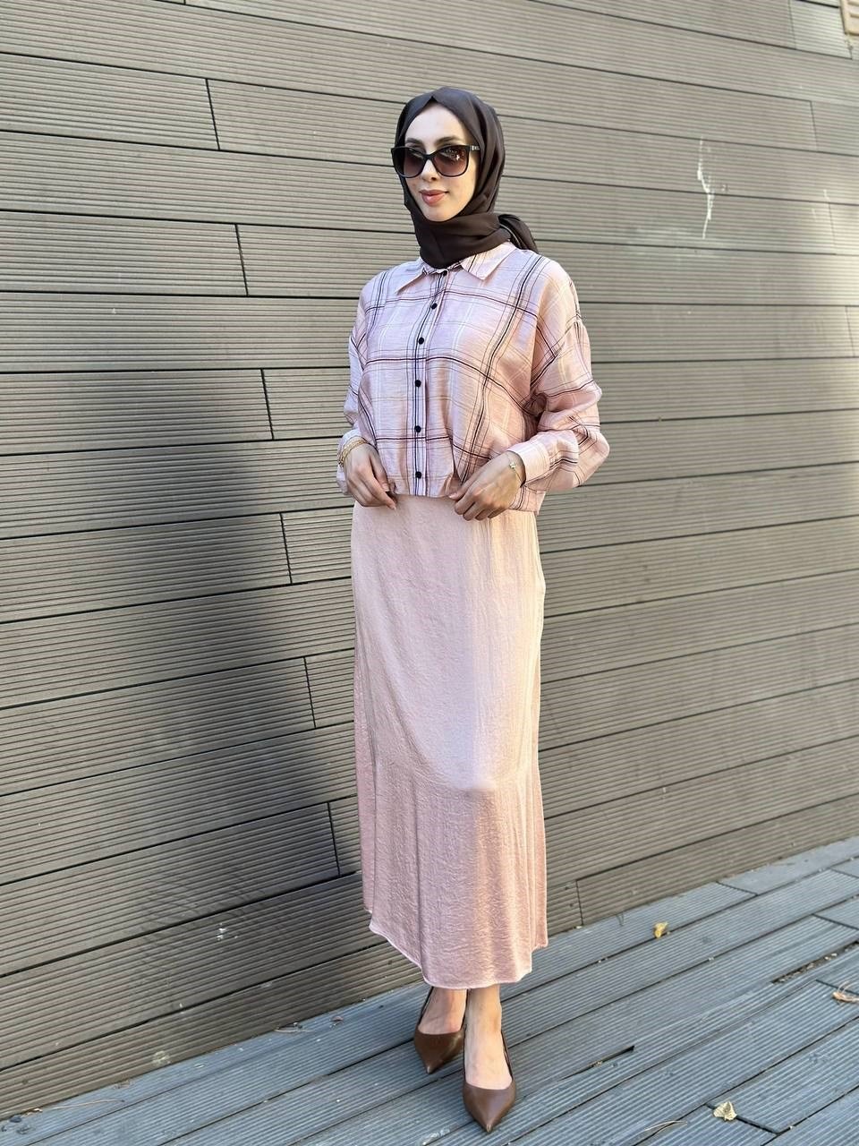 Exquise E26K06115003 Pembe Iriselle Etek