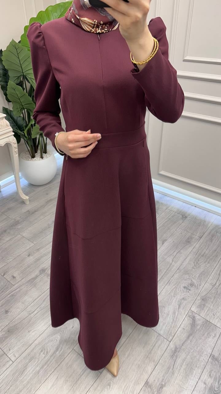Exquise E26K06118454 Bordo Angelaıca Elbise