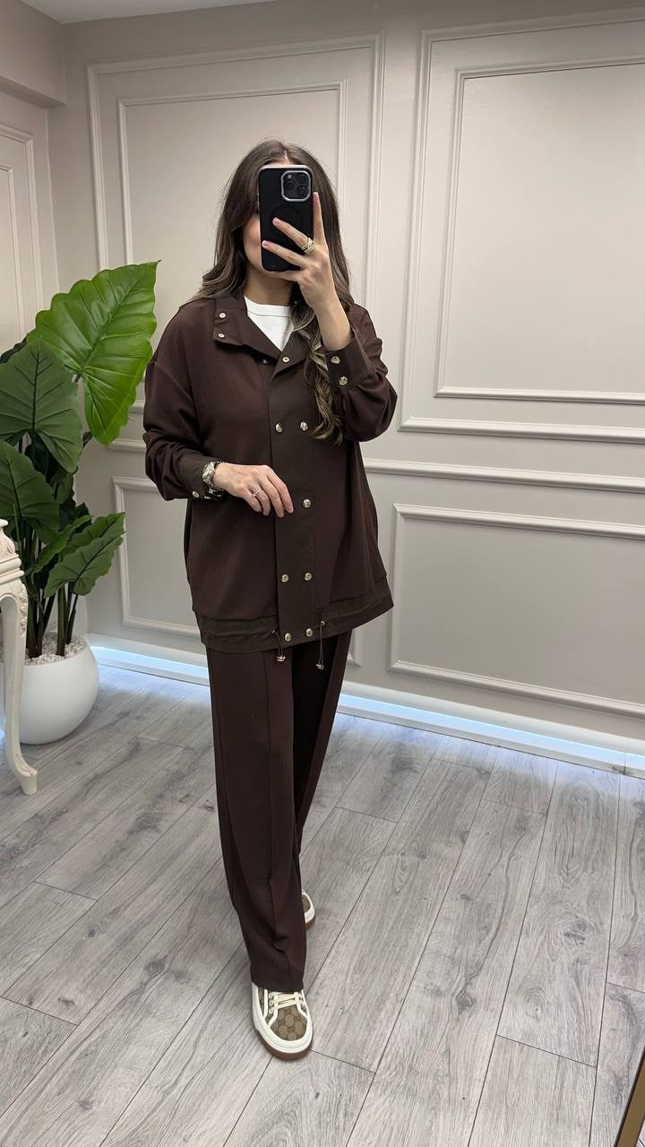 Exquise E26K06175003 Kahverengi Demetria Takım