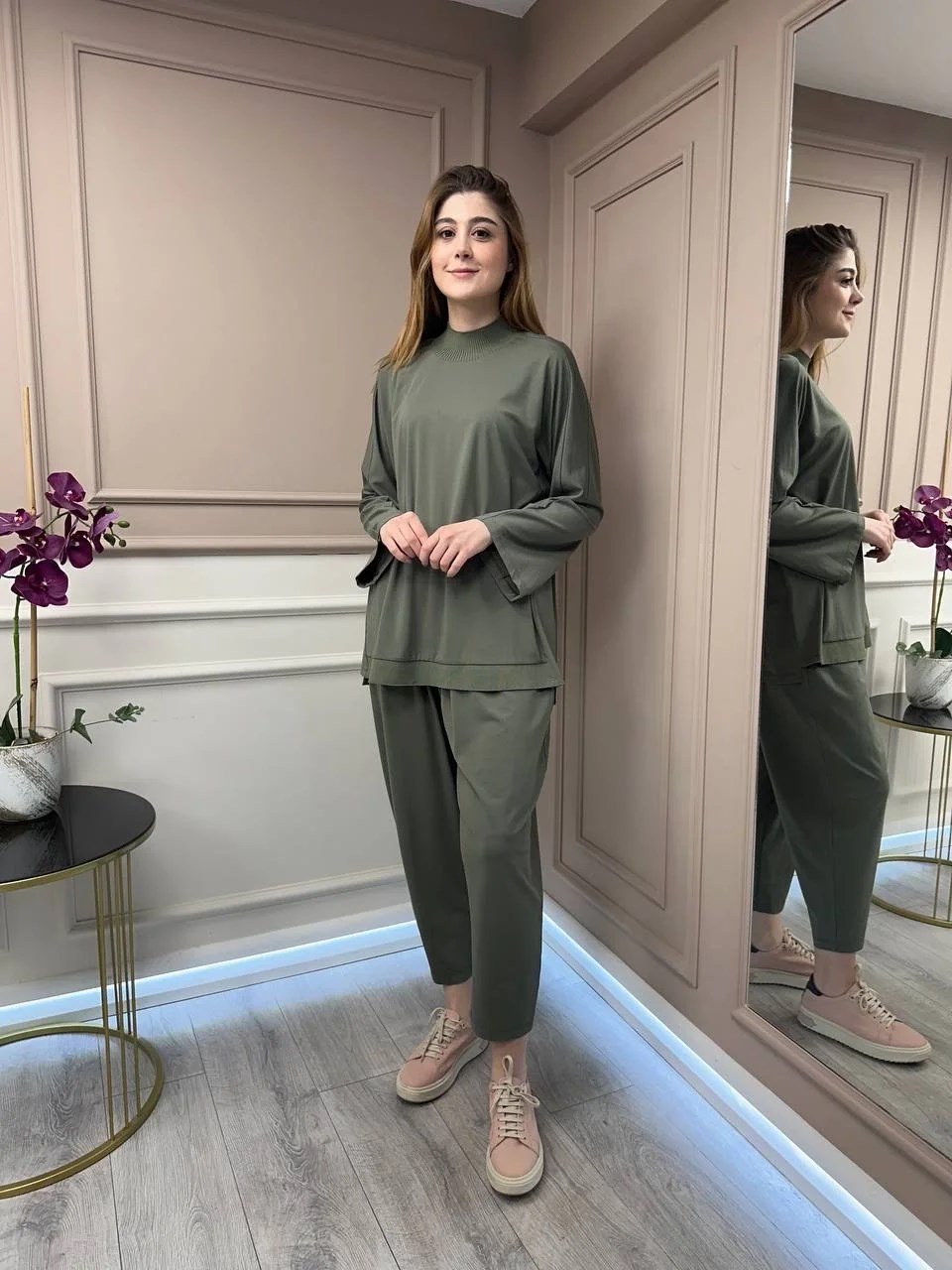 Ghisa 25YGSTKM4830 Haki İkili Takım