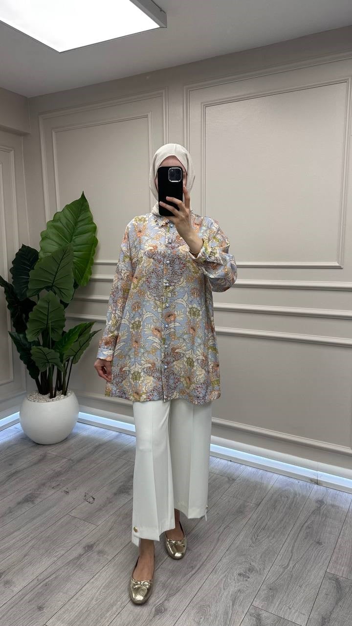 Ghisa 3610T4448 Mavi Tunik 