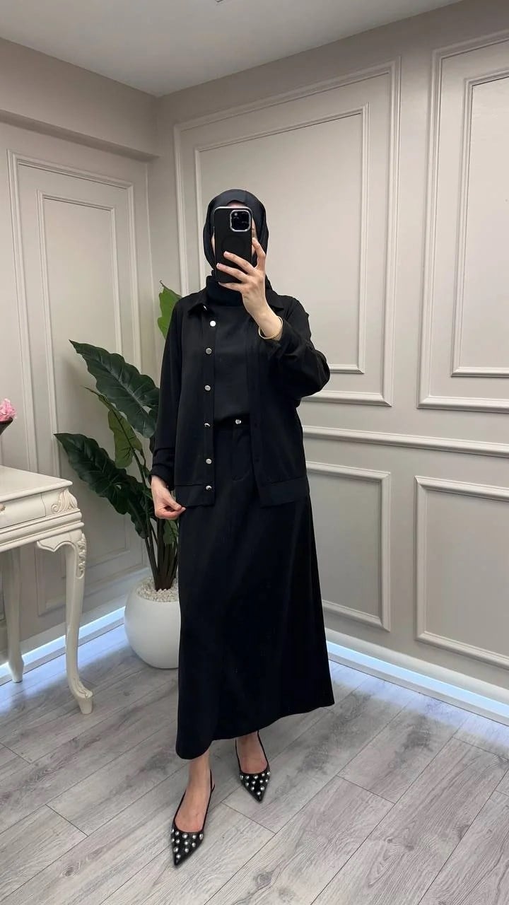 Ghisa 3610T9283 Siyah Modal Etekli Takım