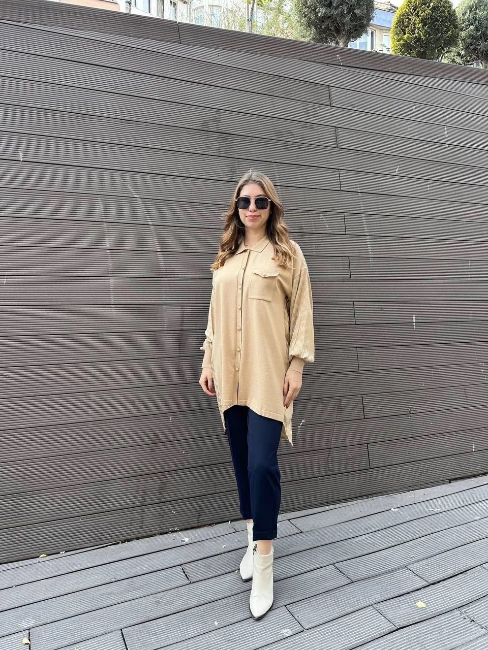 Ghisa 5KÖRTNK4800 Camel Tunik