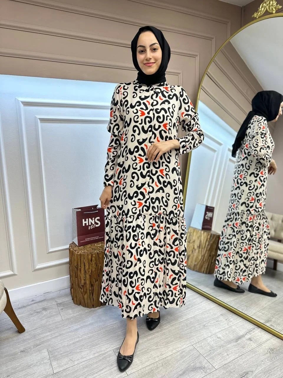 Kahma 24Y13044 Siyah Elbise