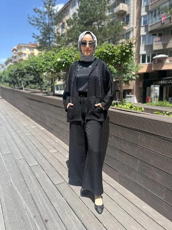 Kahma 24Y25048 Siyah İkili Takım