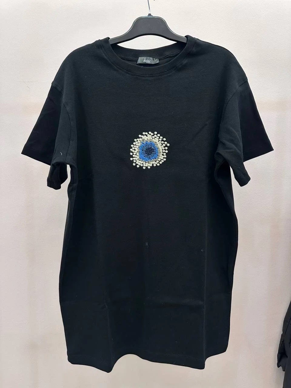 Lisa Exclusive 5011 Siyah Göz Nakış Tişört