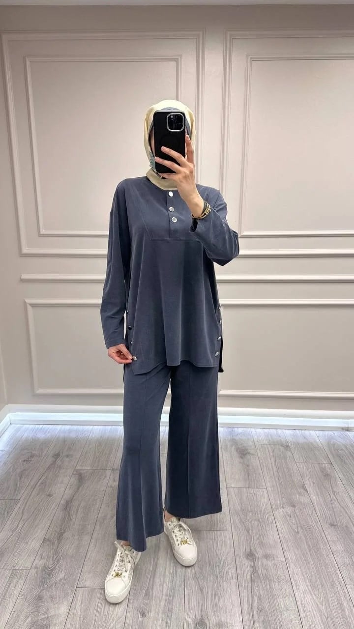 Magazin 4437 Lacivert İkili Takım