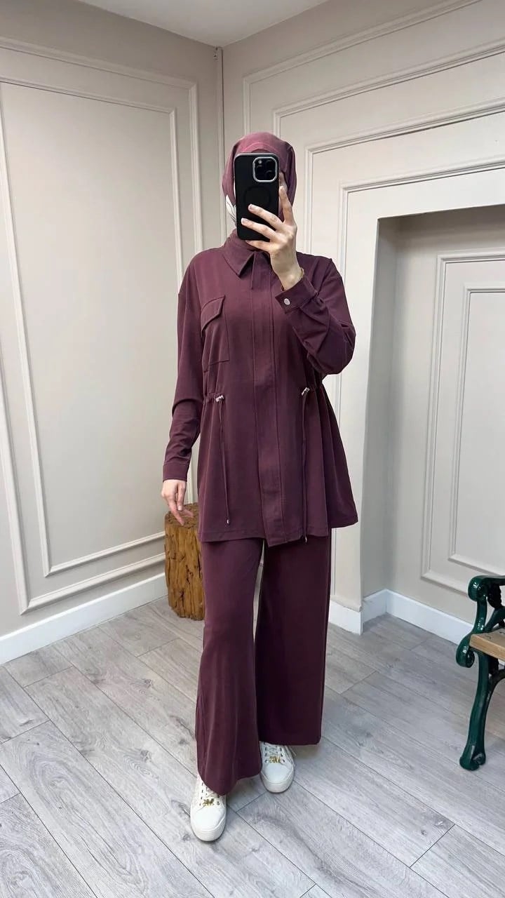 Magazin 7459 Bordo İkili Takım