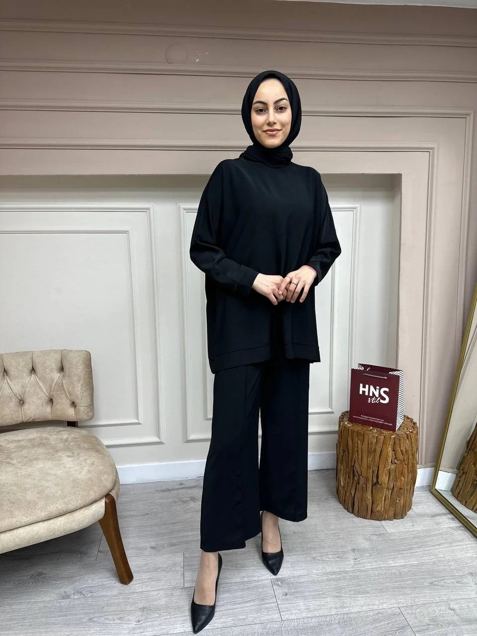 Miori TD21Y05 Siyah Parma Takım