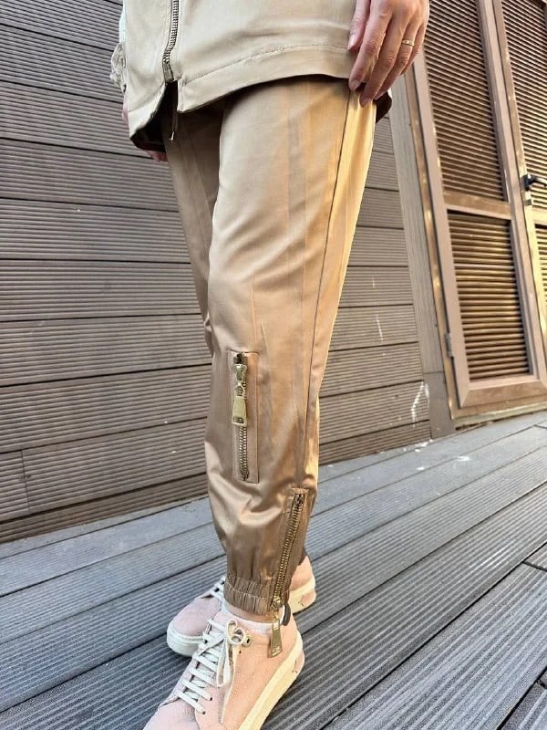Missemramiss P4646 Vizon Fermuar Detaylı Pantolon