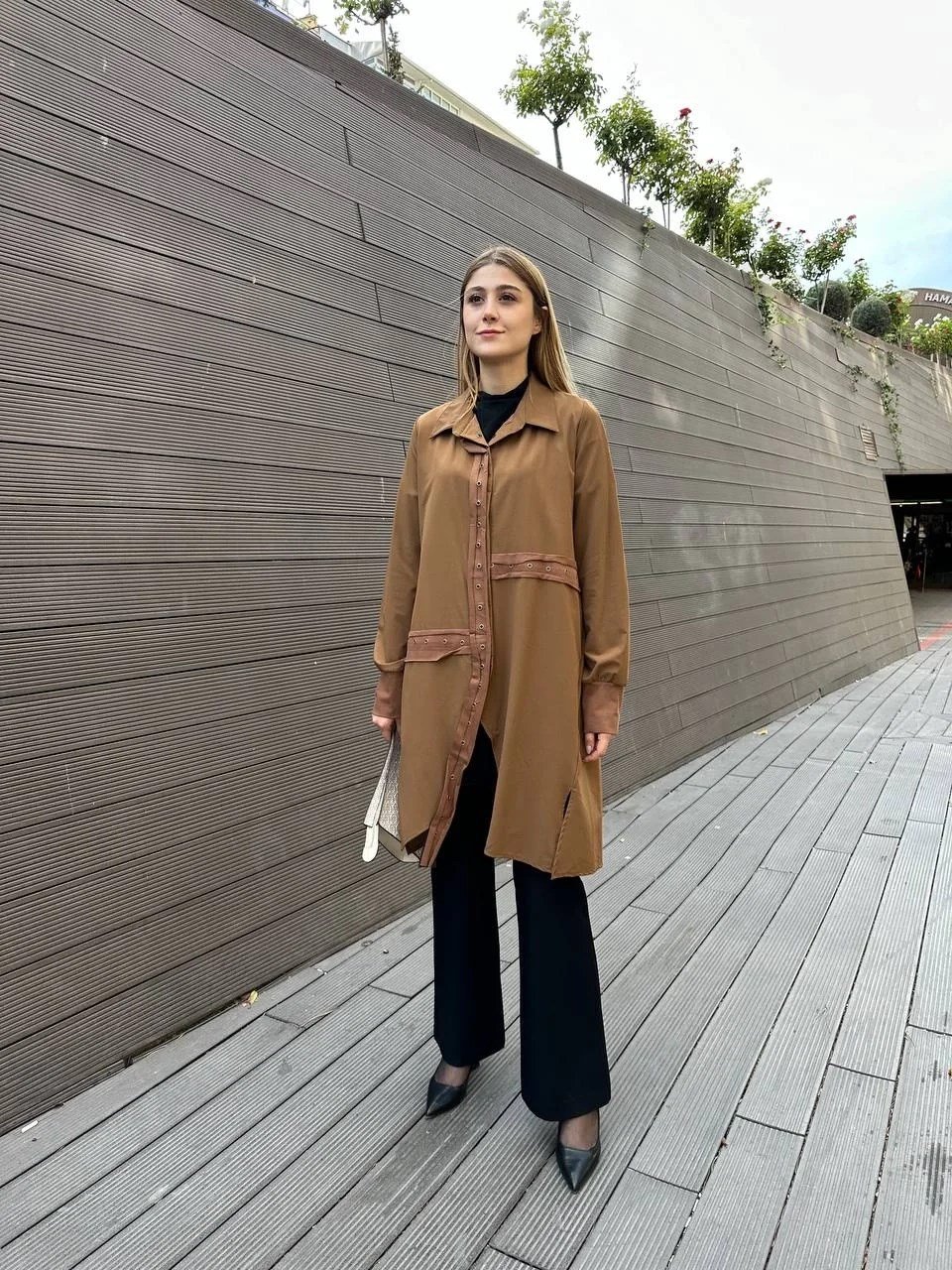 Misswhence 36412 Taba Çıtçıtlı Gömlek Kap