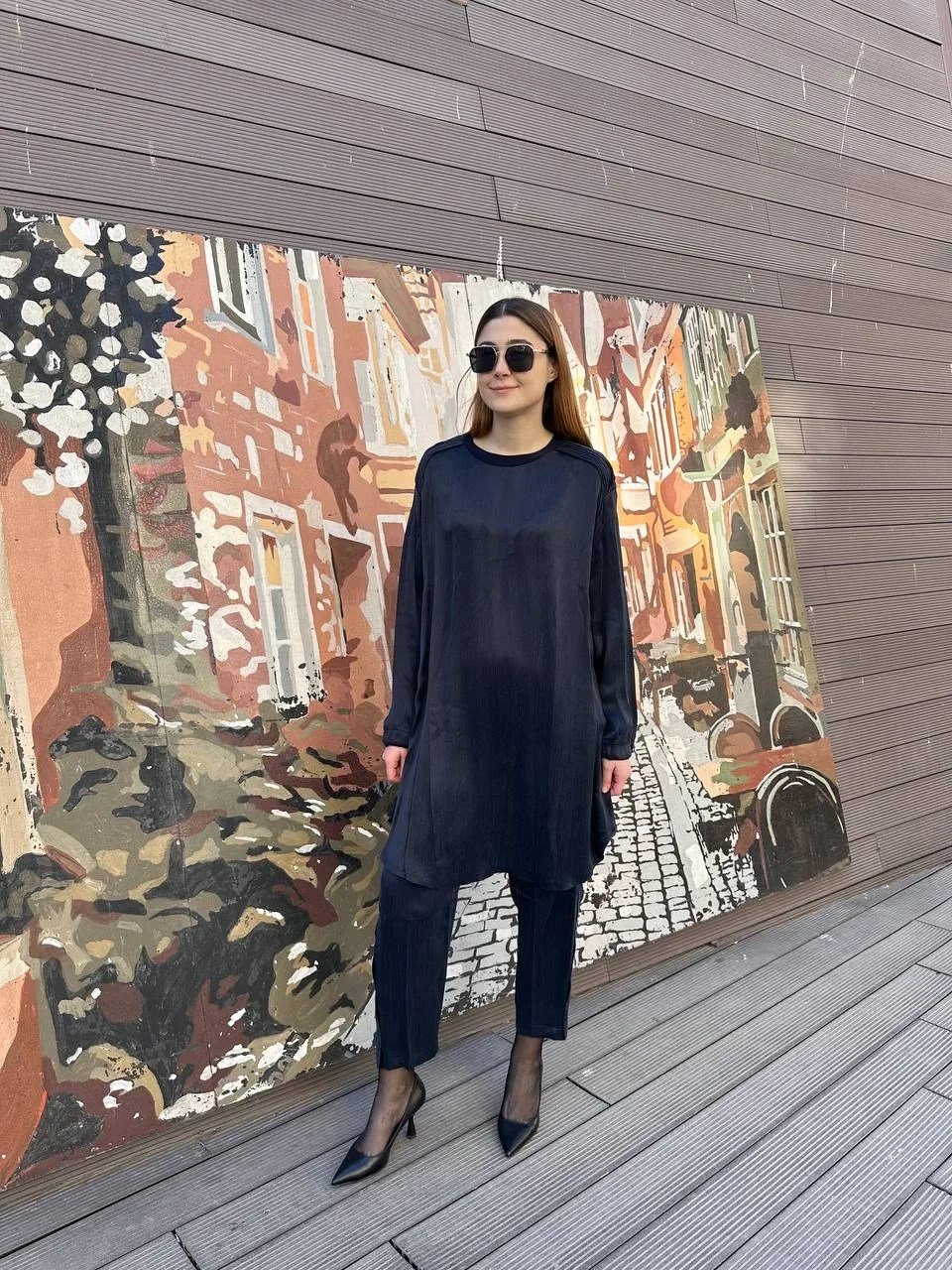 Misswhence 37017 Lacivert Pantolonlu Takım
