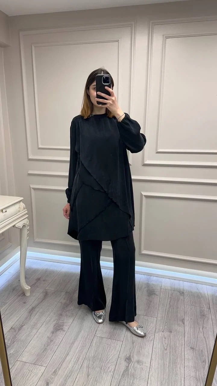 Misswhence 39017 Siyah Tunik