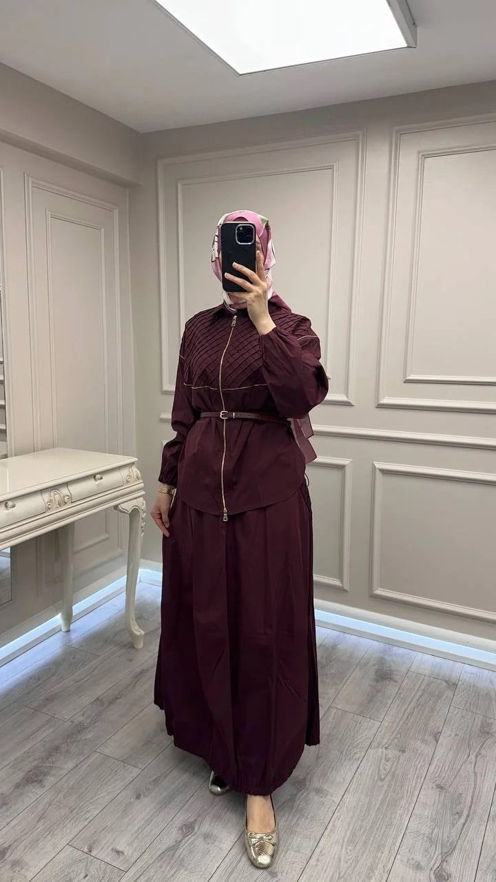Misswhence 39307 Bordo Etekli Takım