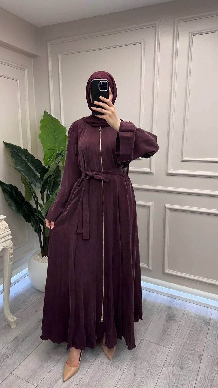Misswhence 39506 Bordo Şal Detaylı Kap
