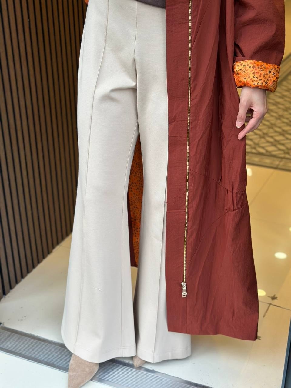 Misswhence 40110 Taş Çelik Örme Pantolon