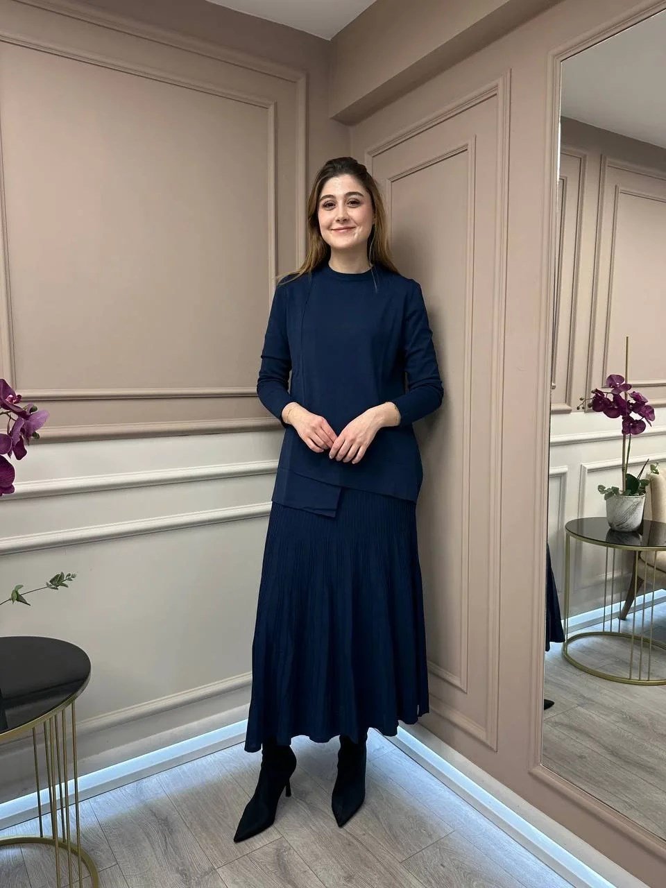 Nuss Triko 25Y703 Lacivert Triko İkili Takım