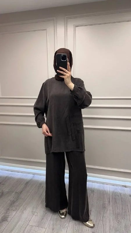 Nuss Triko 26Y1039 Kahve Takım